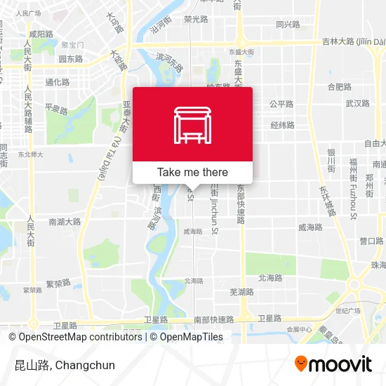 昆山路 map