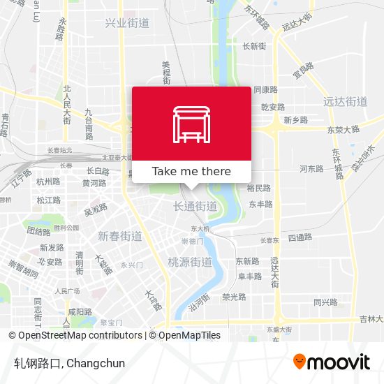 轧钢路口 map