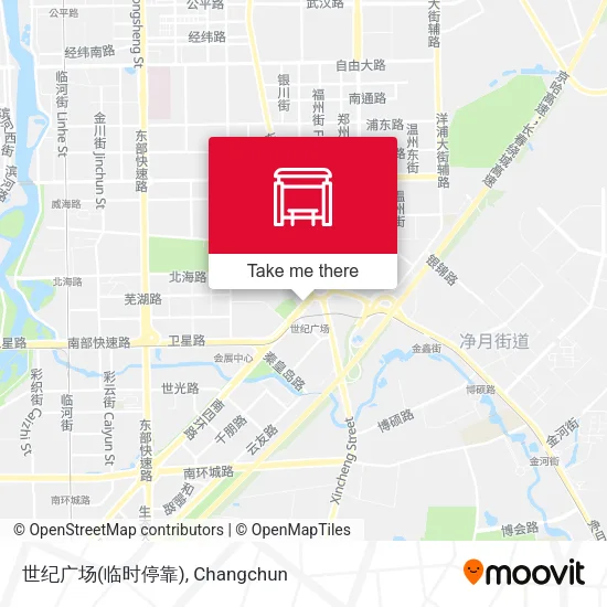 世纪广场(临时停靠) map