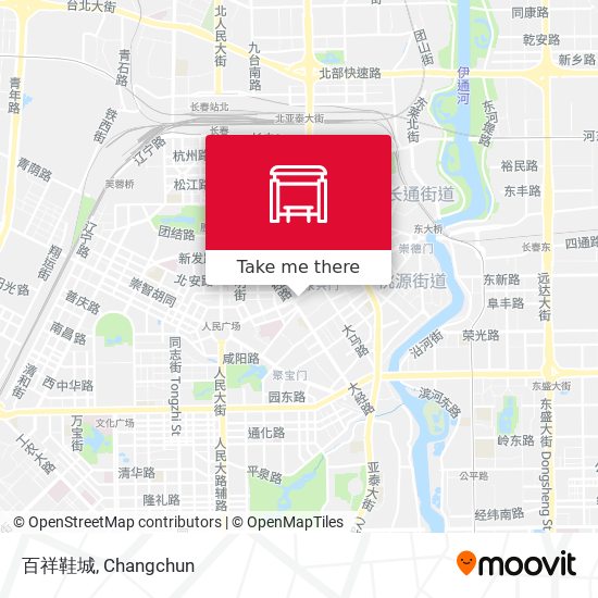 百祥鞋城 map