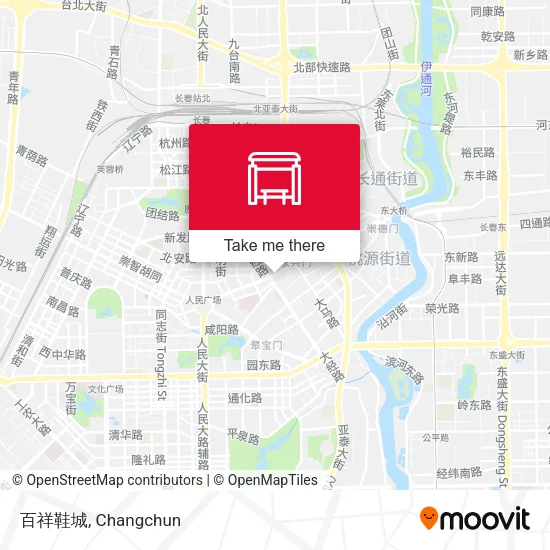 百祥鞋城 map