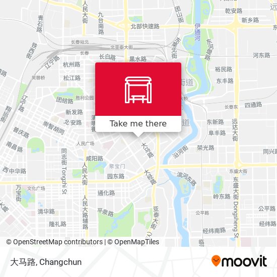 大马路 map