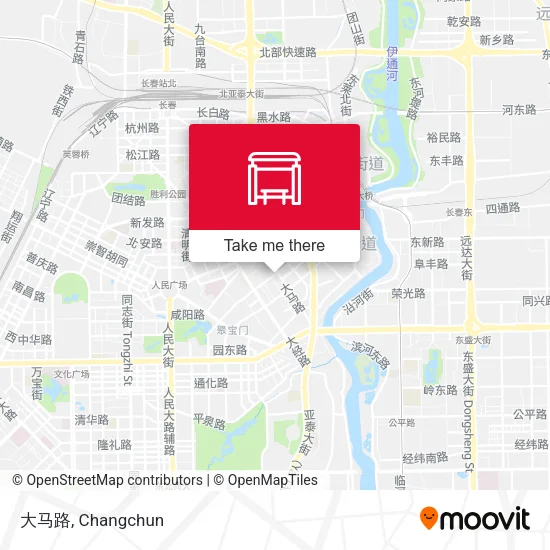 大马路 map