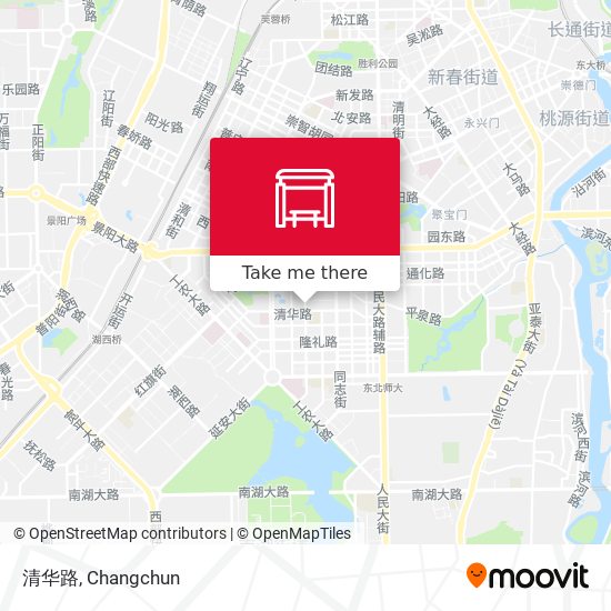 清华路 map