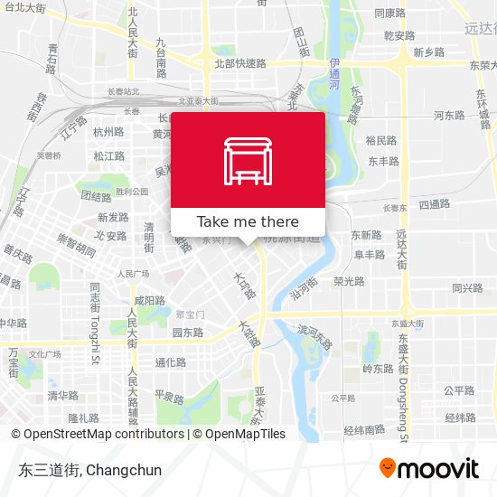 东三道街 map