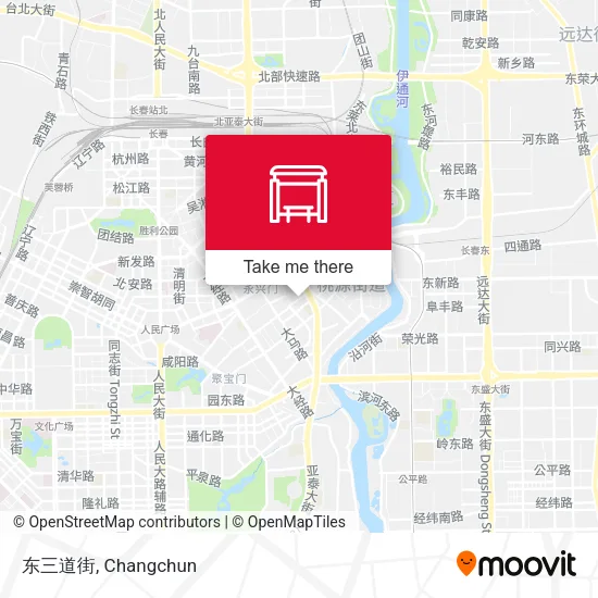 东三道街 map