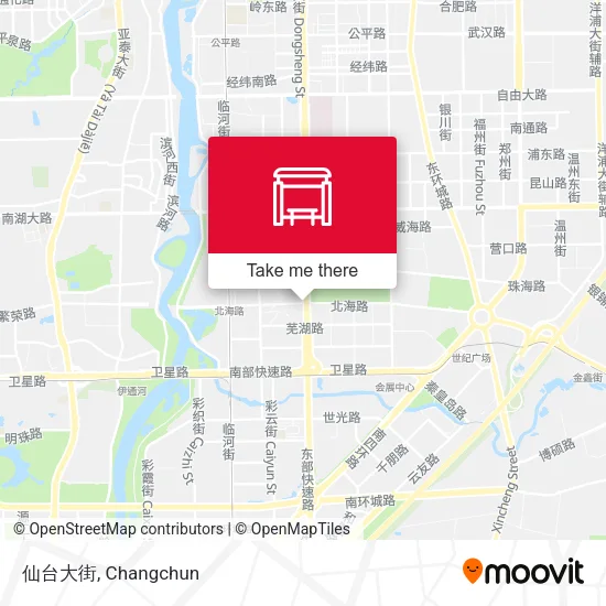 仙台大街 map