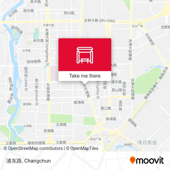 浦东路 map