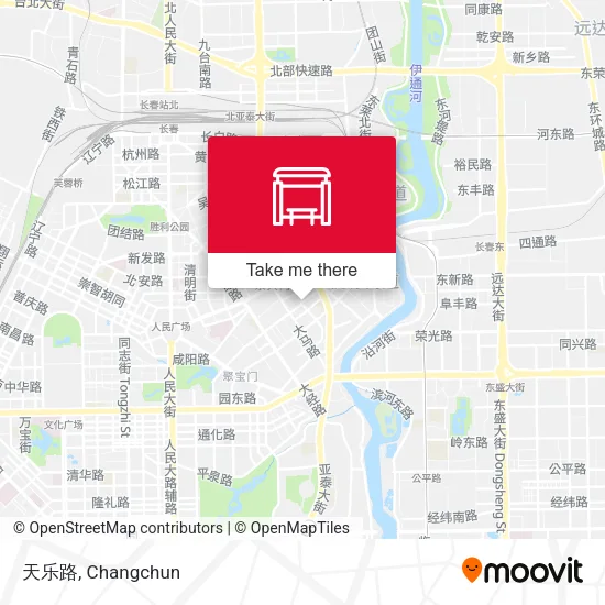 天乐路 map