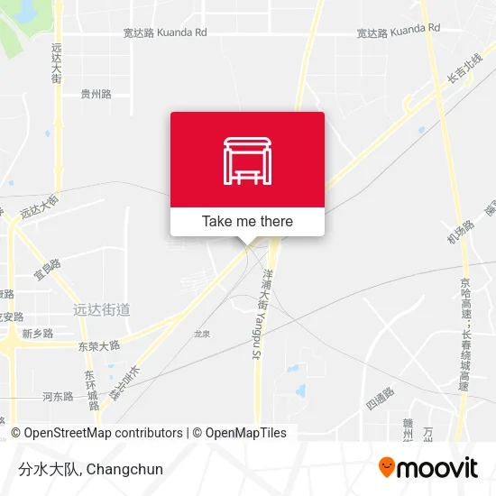 分水大队 map