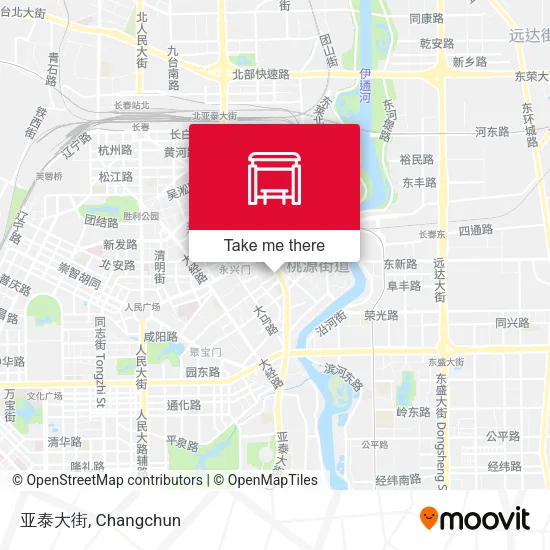 亚泰大街 map