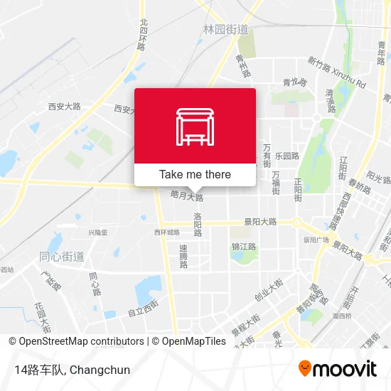 14路车队 map