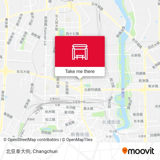 北亚泰大街 map