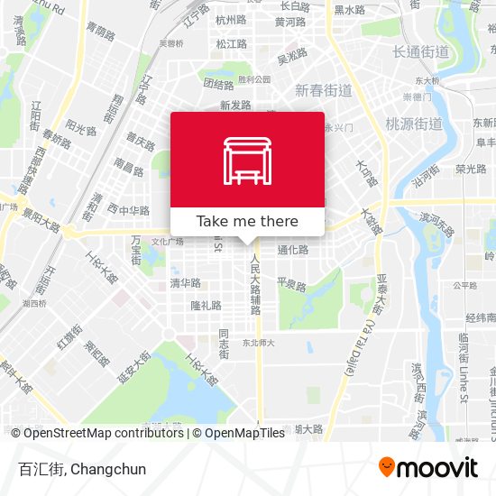 百汇街 map