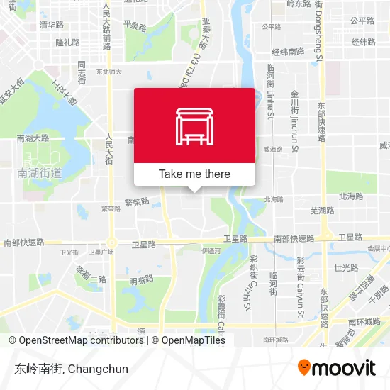 东岭南街 map