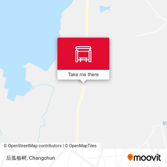 后孤榆树 map