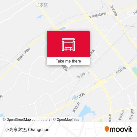 小高家窝堡 map