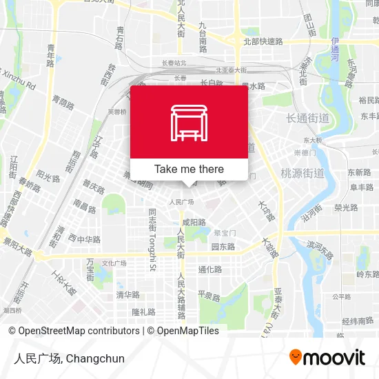 人民广场 map