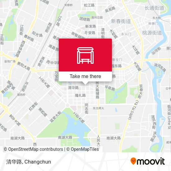 清华路 map