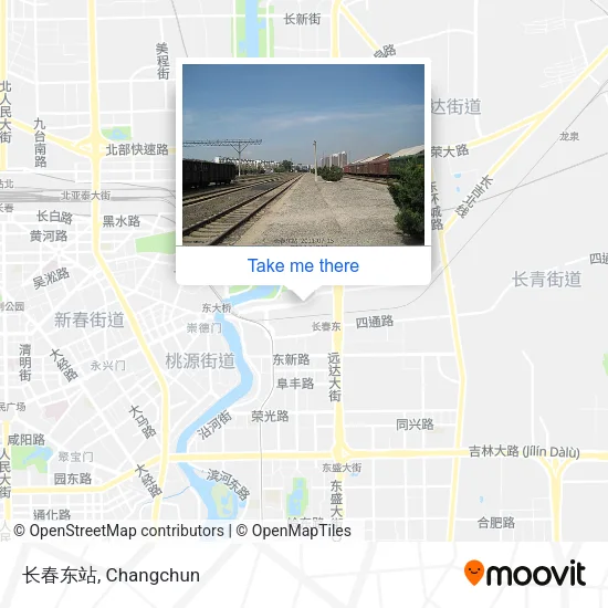 长春东站 map