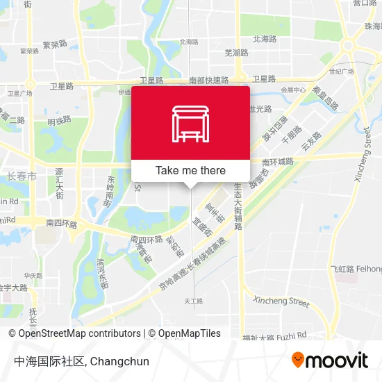 中海国际社区 map