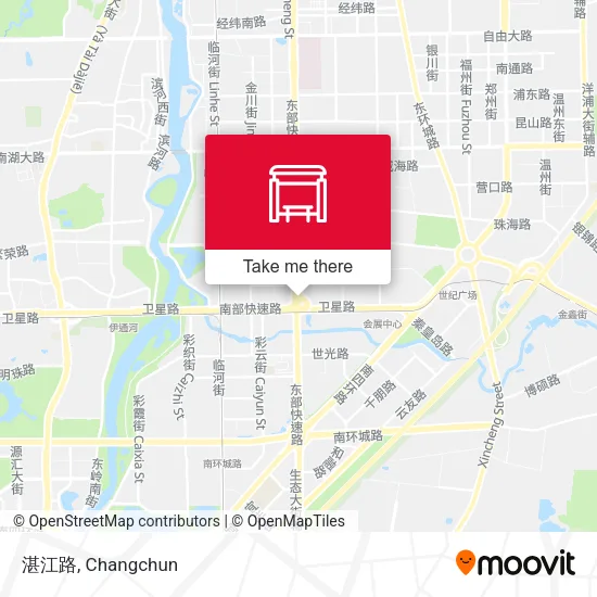 湛江路 map