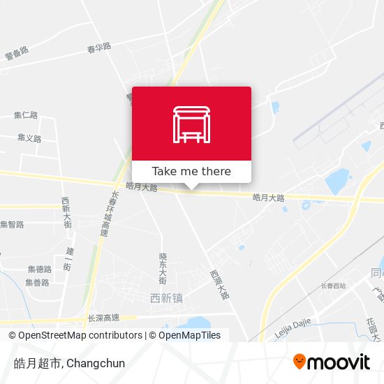 皓月超市 map