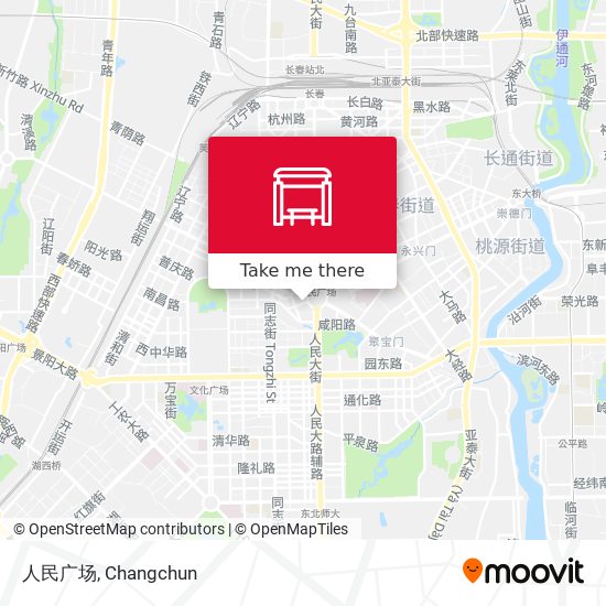 人民广场 map