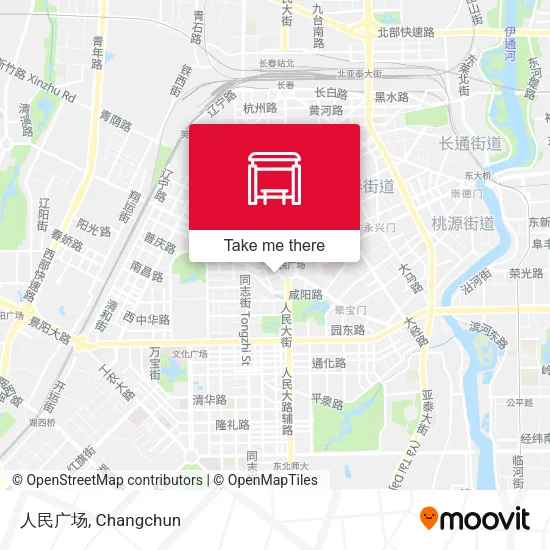 人民广场 map