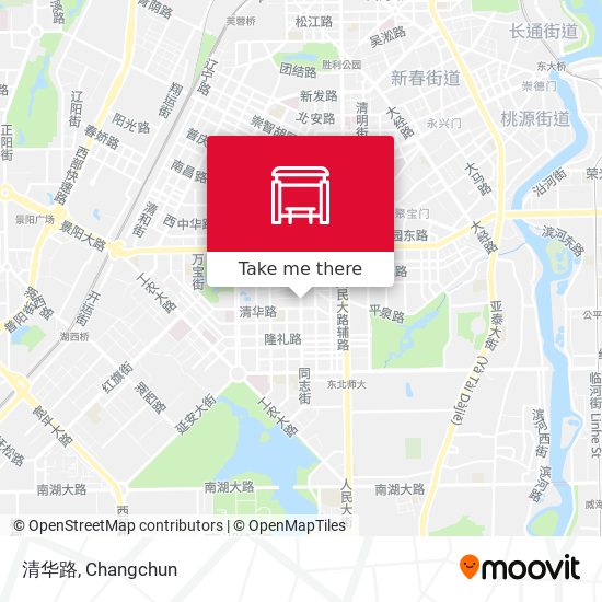 清华路 map