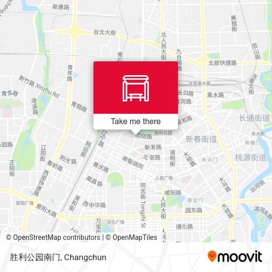 胜利公园南门 map