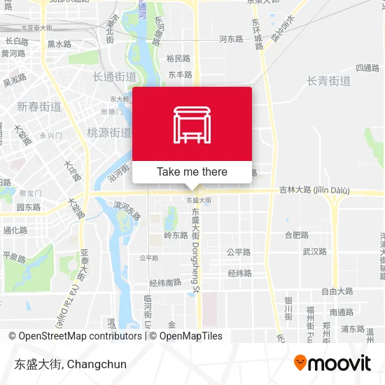 东盛大街 map
