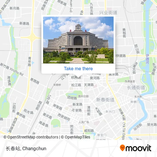 长春站 map