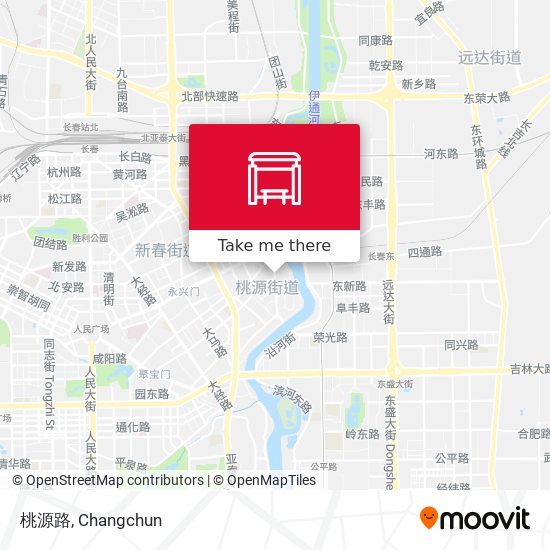桃源路 map