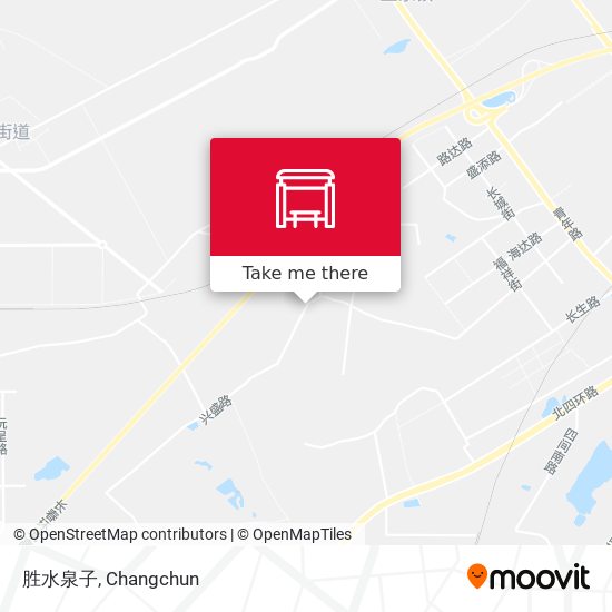 胜水泉子 map