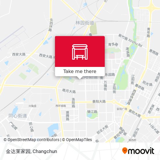 金达莱家园 map