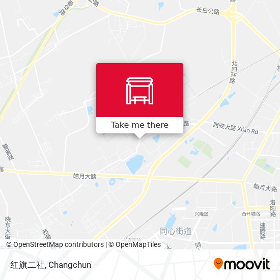 红旗二社 map