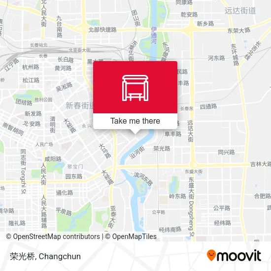 荣光桥 map