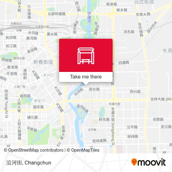 沿河街 map