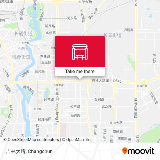 吉林大路 map
