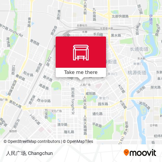 人民广场 map