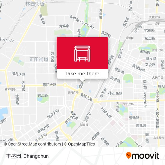 丰盛园 map