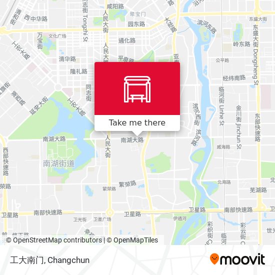 工大南门 map