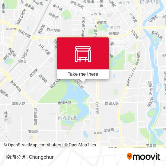 南湖公园 map