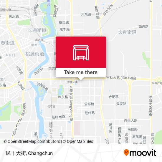 民丰大街 map