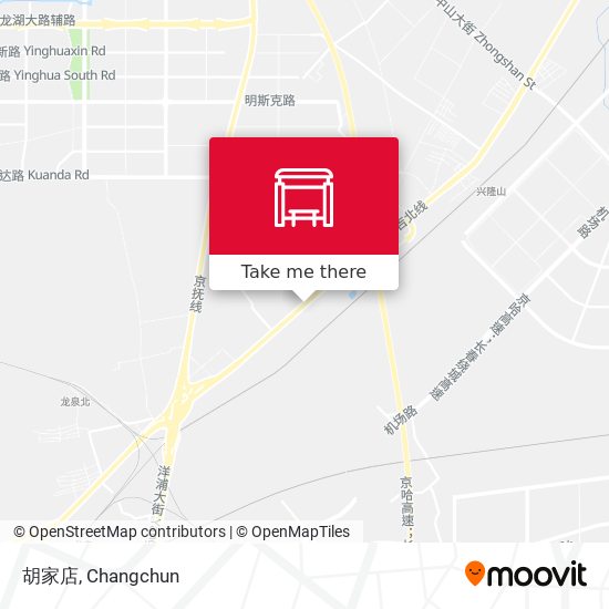 胡家店 map