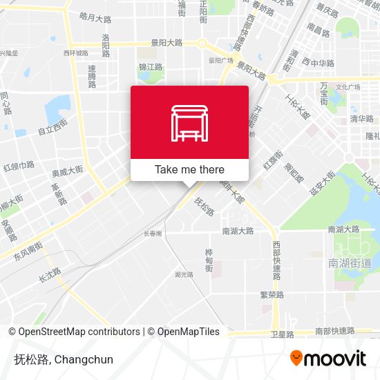 抚松路 map