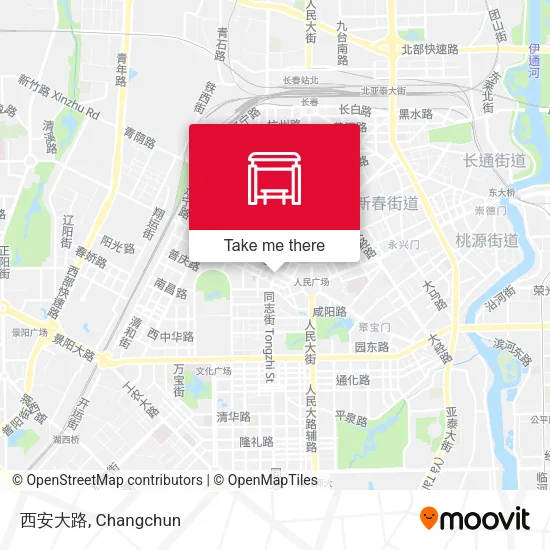 西安大路 map