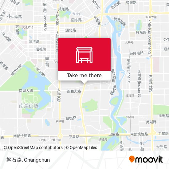 磐石路 map