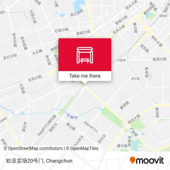 欧亚卖场20号门 map